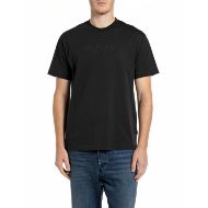 Снимка на REPLAY МЪЖКА БЛУЗА SHORT-SLEEVED BIG LOGO COTTON T-SHIRT BLACK 1