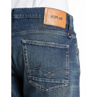 Снимка на REPLAY МЪЖКИ ДЕНИМ AIDEEN STRAIGHT-FIT COMFORT DENIM JEANS DARK BLUE 8
