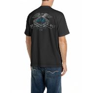 Снимка на REPLAY МЪЖКА БЛУЗА RELAXED JERSEY T-SHIRT WITH PRINTS BLACK 2