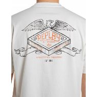 Снимка на REPLAY МЪЖКА БЛУЗА RELAXED JERSEY T-SHIRT WITH PRINTS BLACK 3