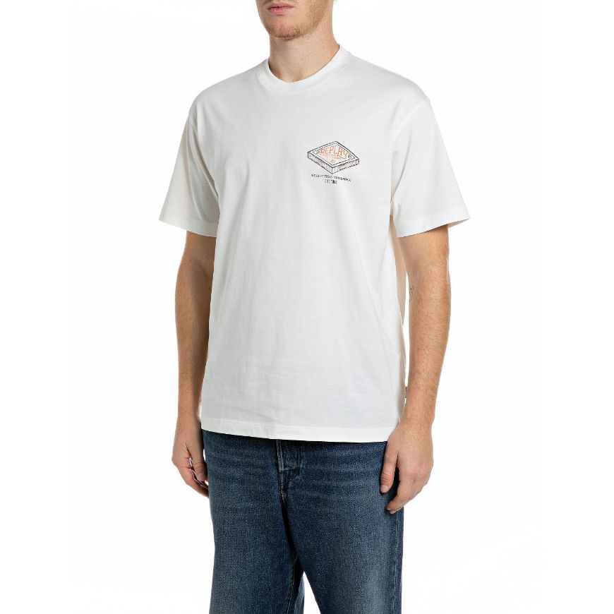 Снимка на REPLAY МЪЖКА БЛУЗА RELAXED JERSEY T-SHIRT WITH PRINTS BLACK