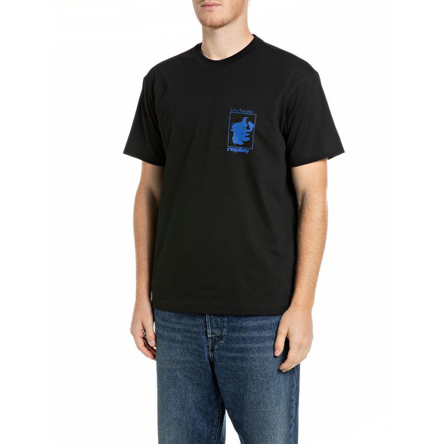 Снимка на REPLAY МЪЖКА БЛУЗА MUSIC FEST T-SHIRT BLACK