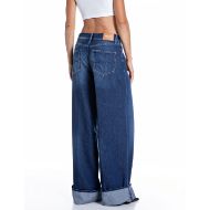 Снимка на REPLAY ДАМСКИ ДЕНИМ NALAJA WIDE-LEG COTTON/LYOCELL DENIM JEANS DARK BLUE 3