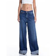 Снимка на REPLAY ДАМСКИ ДЕНИМ NALAJA WIDE-LEG COTTON/LYOCELL DENIM JEANS DARK BLUE 1