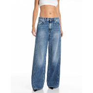 Снимка на REPLAY ДАМСКИ ДЕНИМ NARJA BAGGY-FIT COTTON/LYOCELL DENIM JEANS MEDIUM BLUE 1