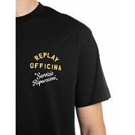 Снимка на REPLAY МЪЖКА БЛУЗА OFFICINA T-SHIRT BLACK 5