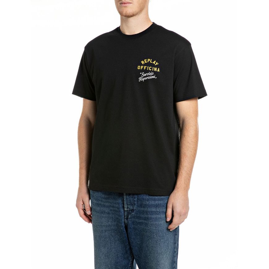 Снимка на REPLAY МЪЖКА БЛУЗА OFFICINA T-SHIRT BLACK