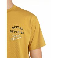 Снимка на REPLAY МЪЖКА БЛУЗА OFFICINA T-SHIRT MUSTARD 5