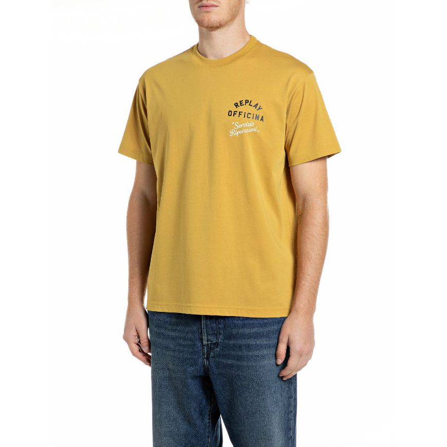Снимка на REPLAY МЪЖКА БЛУЗА OFFICINA T-SHIRT MUSTARD
