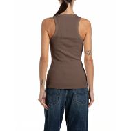 Снимка на REPLAY ДАМСКИ ТОП COTTON RIB VEST TOP PINECONE 2