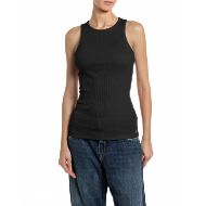 Снимка на REPLAY ДАМСКИ ТОП COTTON RIB VEST TOP BLACK 1