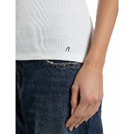 Снимка на REPLAY ДАМСКИ ТОП COTTON RIB VEST TOP NATURAL WHITE 4