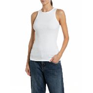 Снимка на REPLAY ДАМСКИ ТОП COTTON RIB VEST TOP NATURAL WHITE 1