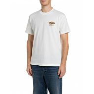 Снимка на REPLAY МЪЖКА БЛУЗА DENIM GOODS PRINT T-SHIRT GARDENIA 1