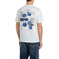Снимка на REPLAY МЪЖКА БЛУЗА REPLAYHOUSE T-SHIRT NATURAL WHITE 2
