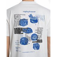 Снимка на REPLAY МЪЖКА БЛУЗА REPLAYHOUSE T-SHIRT NATURAL WHITE 3