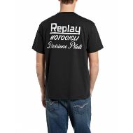 Снимка на REPLAY МЪЖКА БЛУЗА MOTOCICLI COTTON T-SHIRT BLACK 2