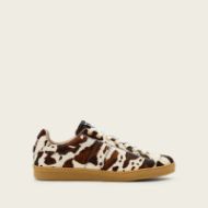 Picture of ALLSAINTS WOMEN'S LEON TRAINERS IN COW PRINT 1