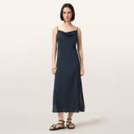 Picture of ALLSAINTS WOMEN'S HADLEY SLIM FIT MIDI DRESS IN COLLEGIATE BLUE 4