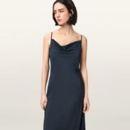 Picture of ALLSAINTS WOMEN'S HADLEY SLIM FIT MIDI DRESS IN COLLEGIATE BLUE 5