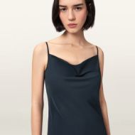 Picture of ALLSAINTS WOMEN'S HADLEY SLIM FIT MIDI DRESS IN COLLEGIATE BLUE 6
