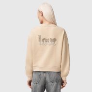 Picture of ALLSAINTS WOMEN'S PEACE PIPPA SWEAT SANDY WHITE 2