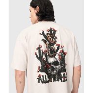 Снимка на ALLSAINTS МЪЖКА БЛУЗА CACTI SHORT SLEEVE CREW DUSK WHITE 3