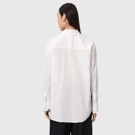 Picture of ALLSAINTS WOMEN'S SPARROW EMB SHIRT OPTIC WHITE 3