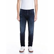 Снимка на REPLAY МЪЖКИ ДЕНИМ ANBASS SLIM-FIT STRETCH DENIM JEANS DARK BLUE 1