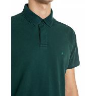 Снимка на REPLAY МЪЖКА БЛУЗА GARMENT DYED PIQUÉ POLO-SHIRT WITH R LOGO PONDEROSA PINE 3