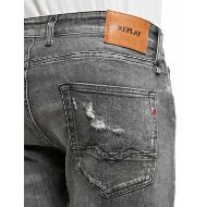 Снимка на REPLAY МЪЖКИ ДЕНИМ ENNYS SKINNY-FIT WHITE WEFT BLACK POWER STRETCH DENIM JEANS DARK GREY 8