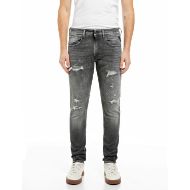 Снимка на REPLAY МЪЖКИ ДЕНИМ ENNYS SKINNY-FIT WHITE WEFT BLACK POWER STRETCH DENIM JEANS DARK GREY 1