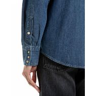 Снимка на REPLAY ДАМСКА РИЗА DENIM SHIRT WITH CHEST POCKETS MEDIUM BLUE 5