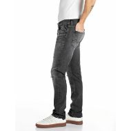 Снимка на REPLAY МЪЖКИ ДЕНИМ GROVER STRAIGHT-FIT BLACK STRETCH DENIM JEANS DARK GREY 4