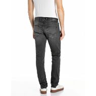 Снимка на REPLAY МЪЖКИ ДЕНИМ GROVER STRAIGHT-FIT BLACK STRETCH DENIM JEANS DARK GREY 3