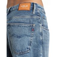 Снимка на REPLAY ДАМСКИ ДЕНИМ JANIE BARREL-FIT COTTON DENIM JEANS MEDIUM BLUE 8