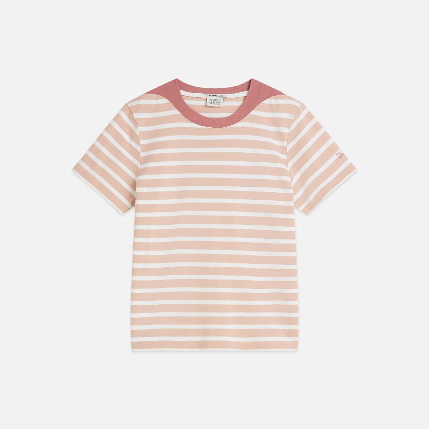 Снимка на SCOTCH&SODA ДАМСКА БЛУЗА BRETON REGULAR FIT - ROSE DUST STRIPE