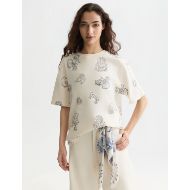 Снимка на SCOTCH&SODA ДАМСКА БЛУЗА EMBROIDERED LOOSE FIT - EGGNOG 4