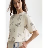 Снимка на SCOTCH&SODA ДАМСКА БЛУЗА EMBROIDERED LOOSE FIT - EGGNOG 6