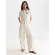 Picture of SCOTCH&SODA WOMEN'S CHEST ARTWORK REGULAR FIT T-SHIRT - EGGNOG 7