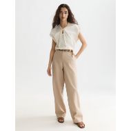 Picture of SCOTCH&SODA WOMEN'S TWISTED NECKLINE T-SHIRT - EGGNOG 7