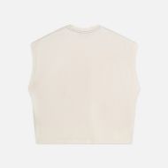 Picture of SCOTCH&SODA WOMEN'S TWISTED NECKLINE T-SHIRT - EGGNOG 2