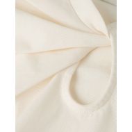 Picture of SCOTCH&SODA WOMEN'S TWISTED NECKLINE T-SHIRT - EGGNOG 3