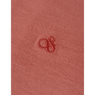 Picture of SCOTCH&SODA WOMEN'S AMPERSAND EMBROIDERY V-NECK T-SHIRT - WITHERED ROSE 3