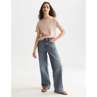 Picture of SCOTCH&SODA WOMEN'S EMBROIDERED LOGO REGULAR FIT T-SHIRT - ROSE DUST 7