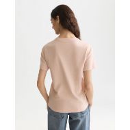 Picture of SCOTCH&SODA WOMEN'S EMBROIDERED LOGO REGULAR FIT T-SHIRT - ROSE DUST 5