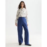 Picture of SCOTCH&SODA WOMEN'S EMBROIDERED RELAXED FIT SHIRT - EGGNOG 7