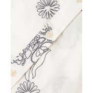 Picture of SCOTCH&SODA WOMEN'S EMBROIDERED RELAXED FIT SHIRT - EGGNOG 3
