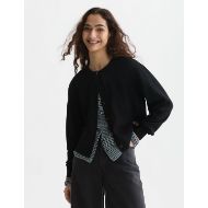Снимка на SCOTCH&SODA ДАМСКА ЖИЛЕТКА COMPACT RELAXED FIT CARDIGAN - METEORITE 4