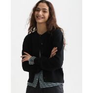 Снимка на SCOTCH&SODA ДАМСКА ЖИЛЕТКА COMPACT RELAXED FIT CARDIGAN - METEORITE 6